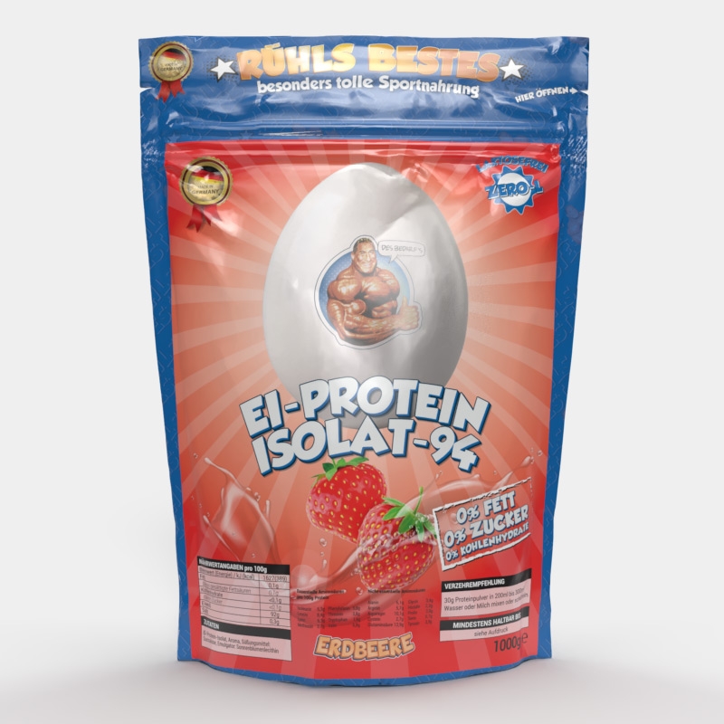 Ei-Protein-Isolat Erdbeere